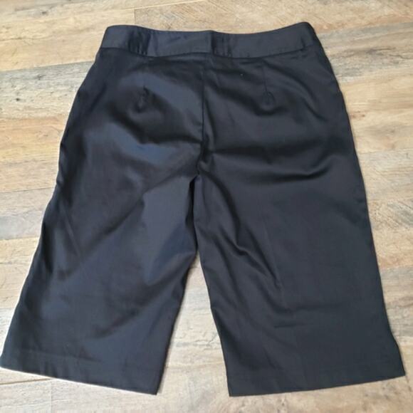 For the Republic Mid Rise Black Stretch Chino Bermuda Shorts Size 4 - Picture 5 of 8